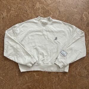 Bandit Running Cotton Fleece Mockneck Pullover Sweatshirt Women’s Medium